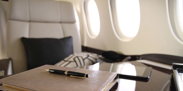 Clearview Aviation Private Jet Conference Table
