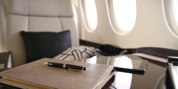 Private Jet Conference Table