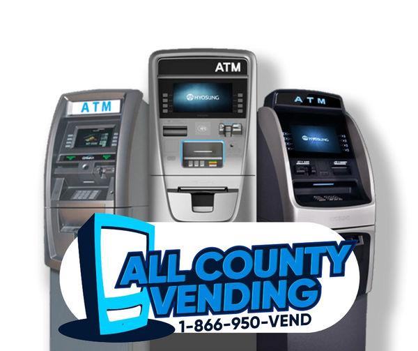 ATM machine services offered by all county vending for businesses in Hudson Valley