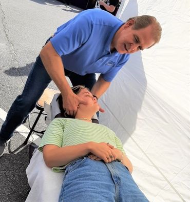 Dr. Tom at the Fall Festival