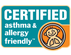 The Rainbow is certified Asthma & Allergy Friendly.