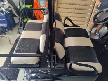 custom golf cart upholstery