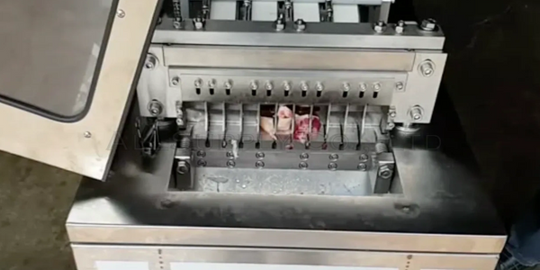 frozen meat cube cutting machine
meat slice machine
meat cube machine
food processing machine