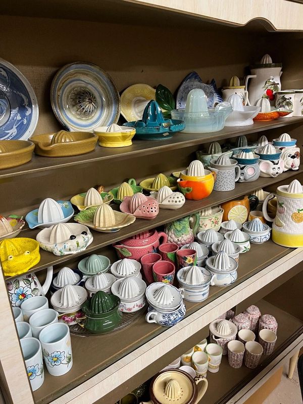 shelves of reamers juicers from pomona business liquidation