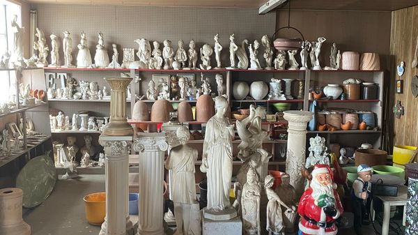 Concrete statues figures stands terracotta Ontario Business Liquidation