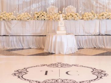 Custom dance floor wrap