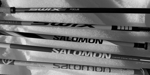 XC ski pole shaft information