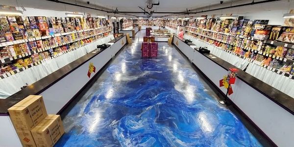 KaBoom Fireworks Showroom inside