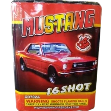 KaBoom Fireworks 200 gram cake mustang
