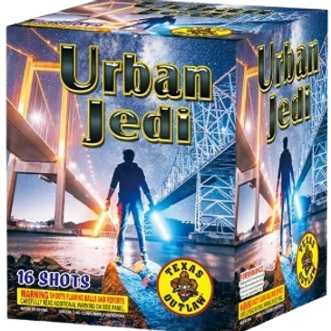 KaBoom Fireworks 200 gram cake urban jedi