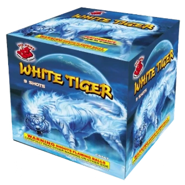 KaBoom Fireworks 200 gram cake white tiger