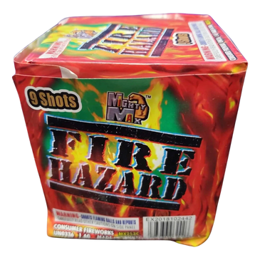 KaBoom Fireworks 200 gram cake mighty max fire hazard