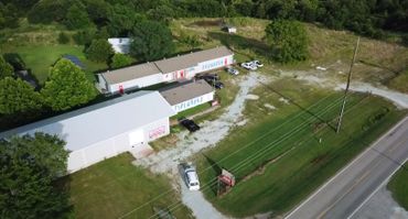 aerial image kaboom fireworks Maud Oklahoma