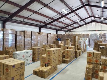 inside kaboom fireworks warehouse