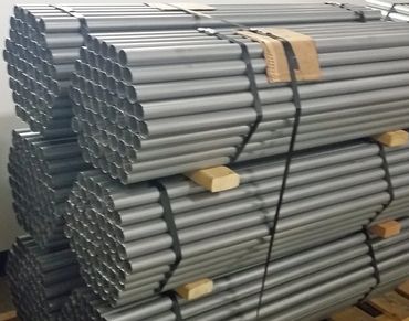 Galvanized steel tubing.