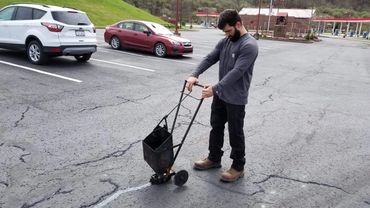 pavement crack repair banding