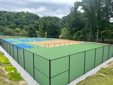 Tennis Court Installation Pickleball Court Installation Basketball Court Installation Acrylic Courts
