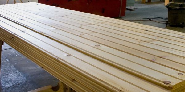 We mill our own wood siding such as log cabin, barn siding, and porch flooring and ceiling boards