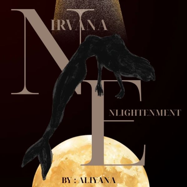 mermaid levitating, being token away from the curl world to heal