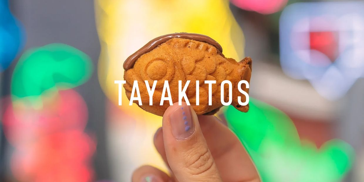 Taiyakitos, la versión mini de nuestro taiyaki, bizcocho esponjoso por dentro y crujiente por fuera.