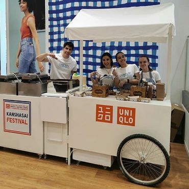 Celebrando el Kansha sai festival con UNIQLO en su primera tienda en Madrid