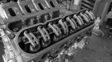 Jesel Rockers installed ProX Cylinder Heads, NA 429ci LS3.