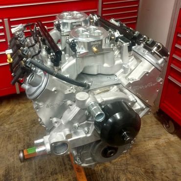 High performance NA 440ci LS7 engine.
