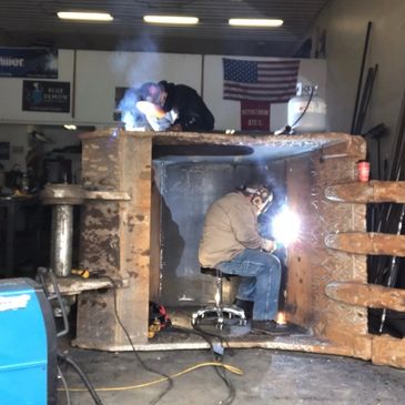 welding, rebuild, Hoosier machine, Indianapolis heavy equipment, portable line boring