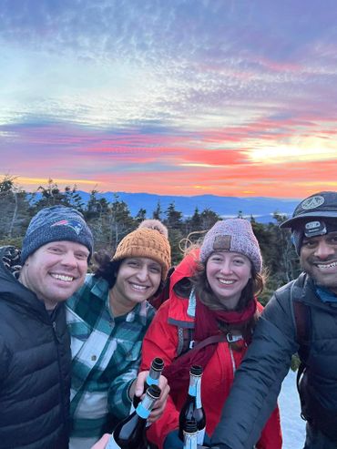 People wearing beanies and hats