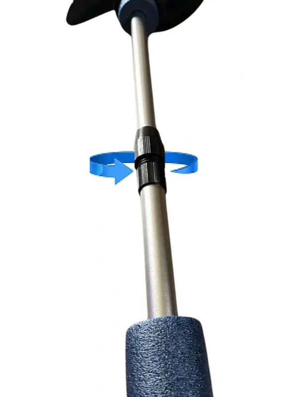 Twist-lock mechanism for adjusting the length of the paddle from 29 inches to almost 4 feet