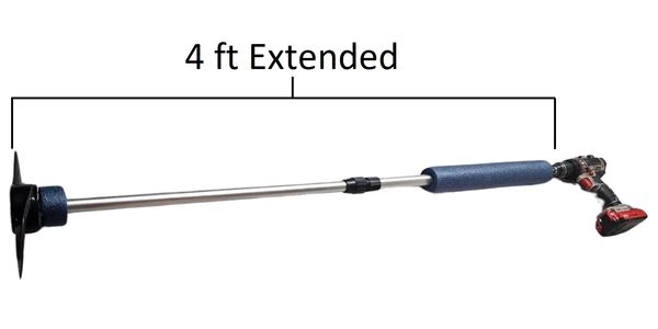 extendable drill paddle