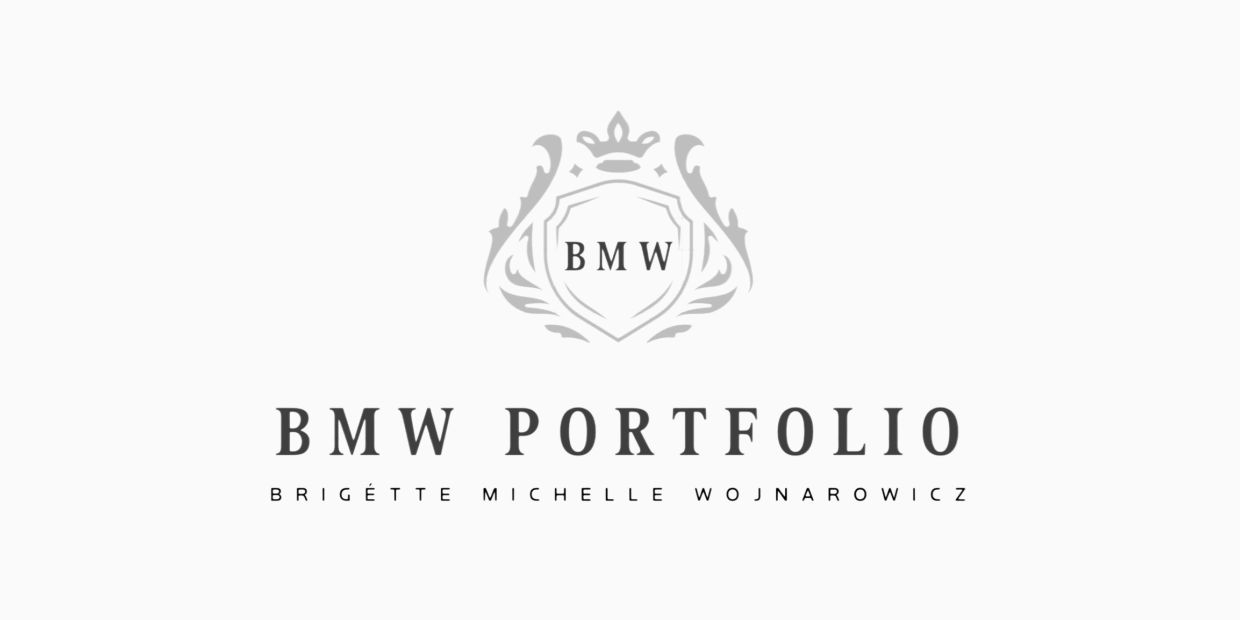 Logo for BMW Portfolio by Brigétte Michelle Wojnarowicz.