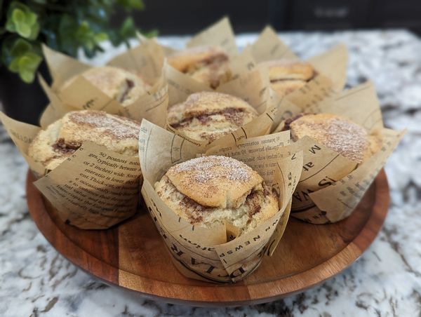 Cinnamon swirl muffins