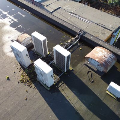 Commercial roof inspection using a Drone in East Sussex