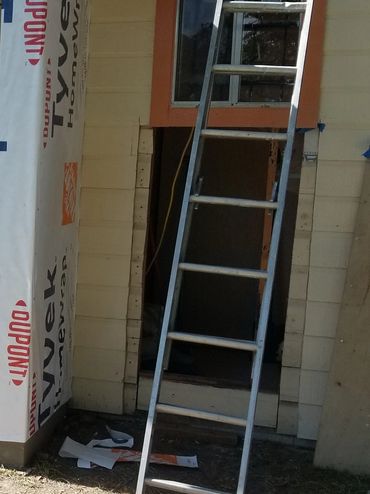 Close up on hole of the side