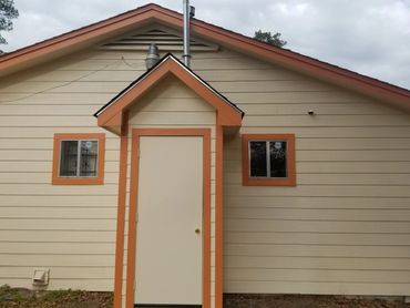 Boiler room closet completed, with everything built from scratch
