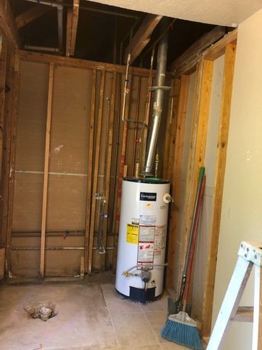 Prior to removing the boiler