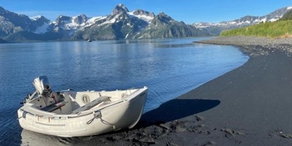Alaska adventure, on shore excursion, Alaska beach, campfire, hiking, kayaking