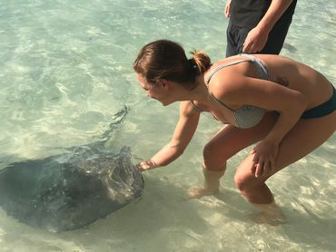 Rays off Stocking Island