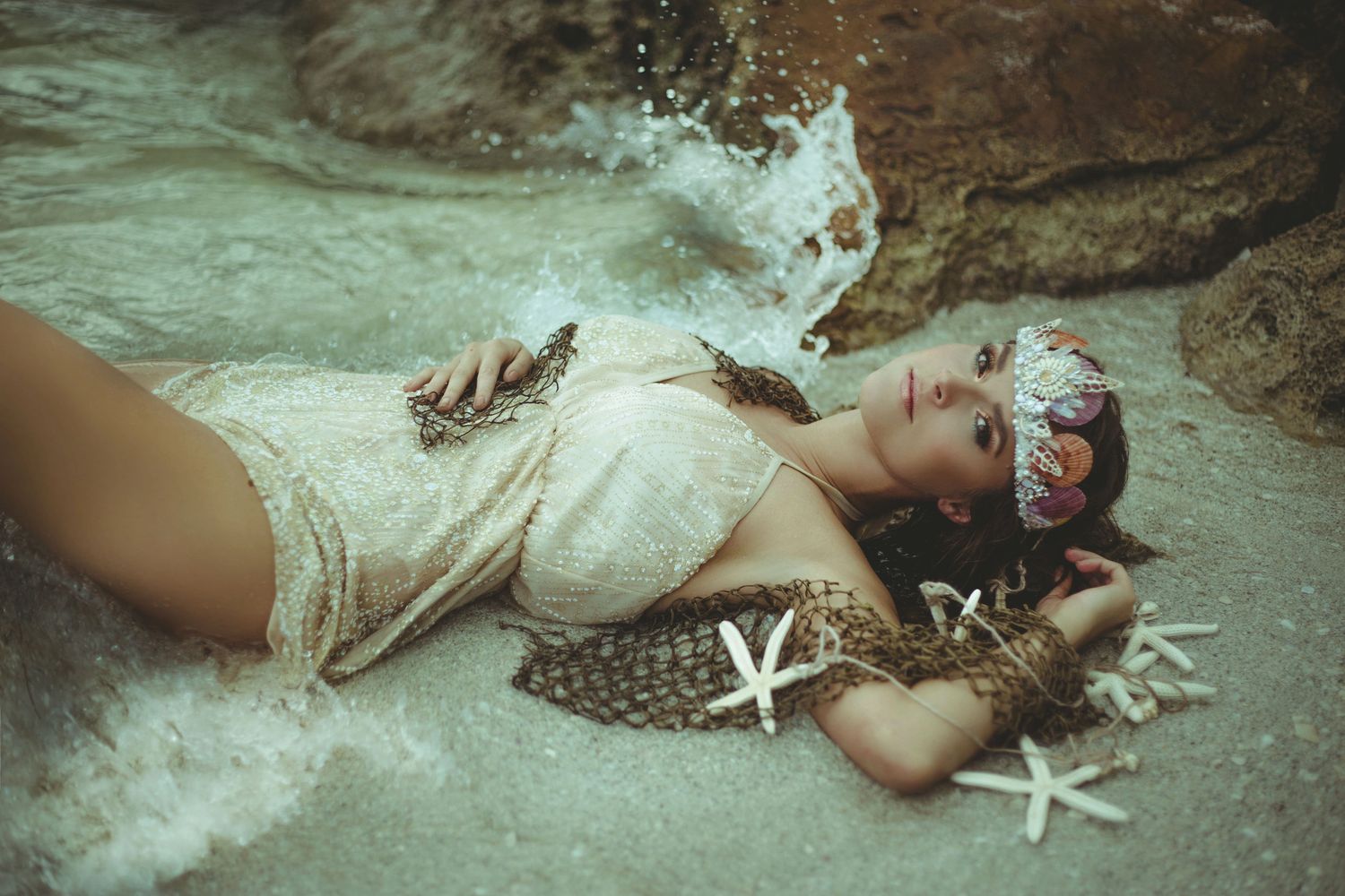Shell Mermaid Crown - Tiara.