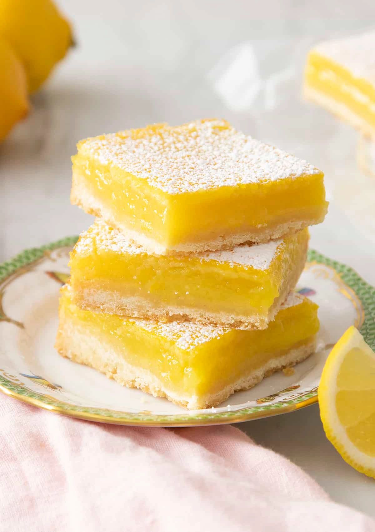 Sweeet & Tart.  
Ask about my Lavender Lemon Bars. Lavender sugar adds a delicate,  flowery flavor