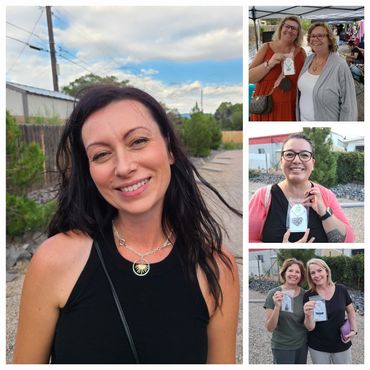 Wearing ChangeOut Jewelry—each with their own style