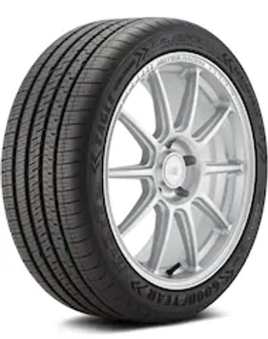 The Eagle Exhilarate Goodyear's Ultra High Performance All-Season tire.