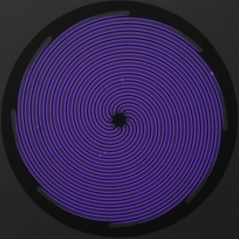 Image of  Glanadair spiral DBD electrode assembly