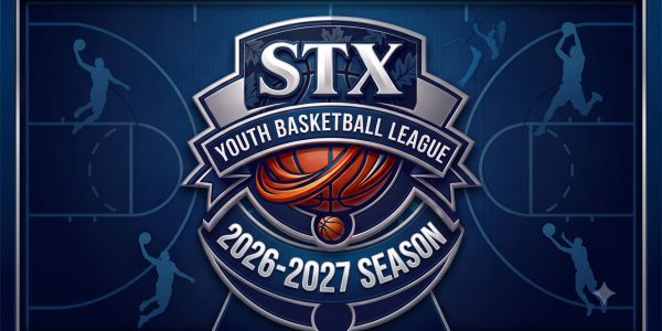 Logo for STX Youth Basketball League 2026-2027 season.