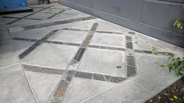 custom masonry on the driveway Orange County