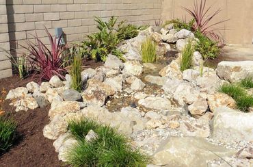 custom creek water feature