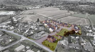 3d housing development montage