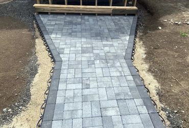 design build stone walkway Hull, Massachusetts