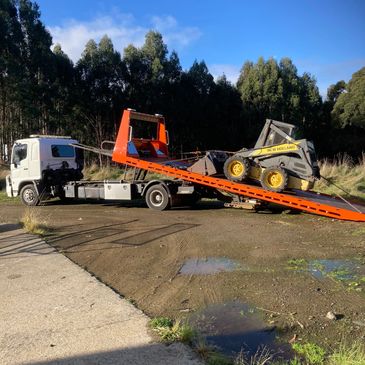 Equipment transport. Jonno's Towing Hobart